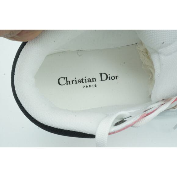 Christian Dior D Player Leather High Top Sneakers SZ 36 Trainer $2314 Basketball - Picture 7 of 12